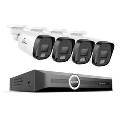 Système de sécurité PoE 3MP 8 canaux, NVR 6MP, S+265, détection de mouvement intelligente, lecture intelligente, notification intelligente avec image jointe