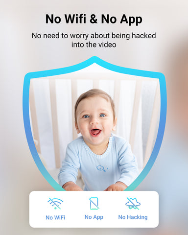 Certifié remis à neuf Vacos 720p Moniteur pour Bébé Vidéo Avancé, Écran LCD 5 pouces avec Baby Monitor HD 1280*720p
