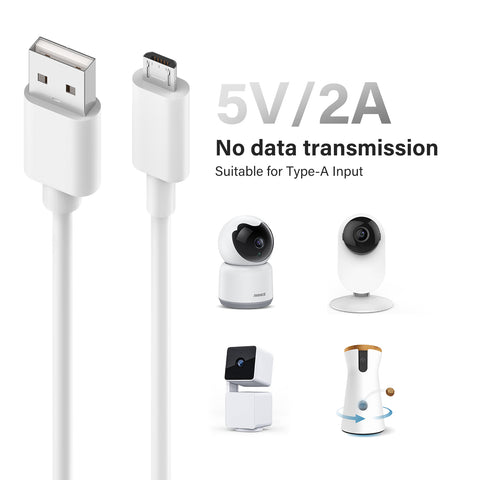 Câble USB 10ft/3m 5V/2A adapté aux entrées de type A