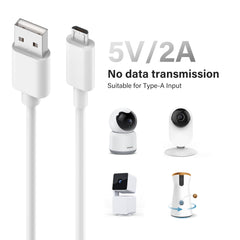 Câble USB 10ft/3m 5V/2A adapté aux entrées de type A