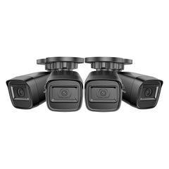 Reconditionné certifié 2MP 4 pièces Caméras extérieures en forme de balle, Détection intelligente de personnes / véhicules / mouvements (Pack de 4)