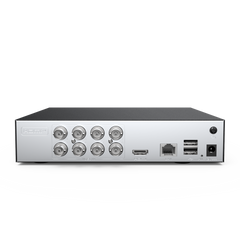 5MP 8 canaux PT Système de caméra de sécurité  - DVR hybride 5 en 1, caméra de vidéosurveillance Pan & Tilt, vision nocturne jusqu'à 100 pieds, détection de mouvement, extérieure, étanche