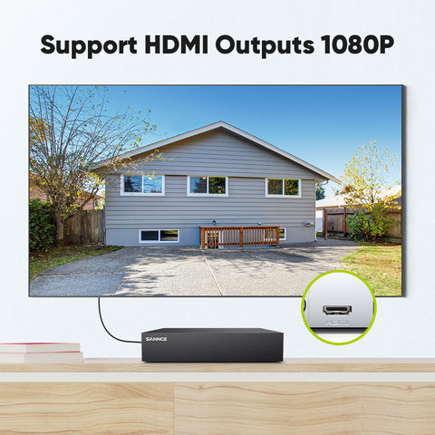 Système DVR filaire de sécurité 5MP à 8 canaux avec 8 caméras Bullet CCTV extérieures 2MP, détection intelligente des personnes, des véhicules et des mouvements