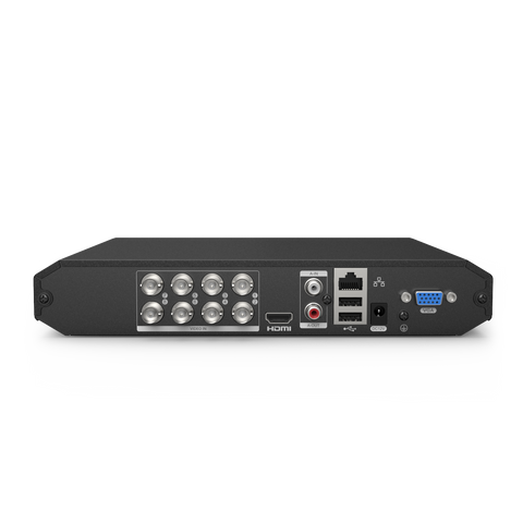 Certifié reconditionné 8 canaux 5MP Lite 5-en-1 hybride ONVIF Enregistreur vidéo numérique DVR Supporte TVI AHD CVI CVBS Caméras de sécurité analogiques IP pour une surveillance de sécurité 24/7