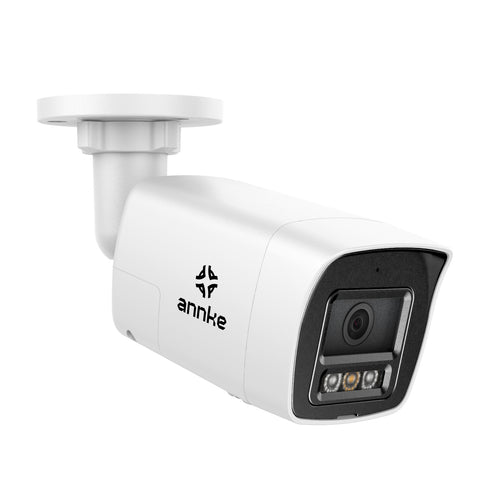 ANNKE 3K Caméra de Surveillance Extérieure Dual Light PoE, Vision de Jour et de Nuit, Détection des Personnes et des Véhicules, H.265+, Audio Bidirectionnel, Jusqu'à 512 Go de Stockage Local, IP67