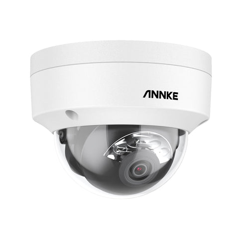 ANNKE 12MP Smart Color Night PoE Dome IP Camera, Human & Vehicle Detection, H.265+, Built-in Microphone, Max. 512 GB Local Storage, IP67