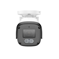 FX800 – 2 pièces Caméra de surveillance PoE 4K avec audio, emplacement pour carte SD, détection par IA, objectif grand angle, vision nocturne couleur à double éclairage et étanchéité IP67