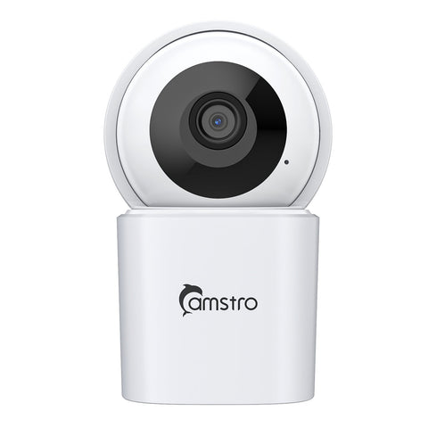 Moniteurs vidéo Camstro, caméra IP intérieure WiFi 5 MP Super HD PT – Panoramique & Inclinaison, Vision jour/nuit, Audio bidirectionnel