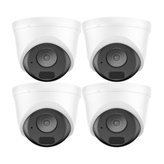Caméra de sécurité IP PoE Full HD 5MCaméra de sécurité IP PoE Full HD 5MP 4 pièces, vision nocturne, détection avancée, étanchéité IP67P, 4 pièces, communication bidirectionnelle, vision nocturne