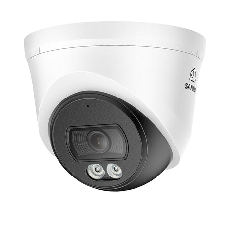 Système de caméras de sécurité PoE 8 canaux 3MP avec NVR 6MP, vision nocturne couleur F1.0, 6 caméras 2K, détection IA des personnes et des véhicules, compression S+265