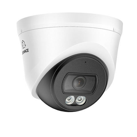Système de caméras de sécurité PoE 8 canaux 3MP avec NVR 6MP, vision nocturne couleur F1.0, 2 caméras 2K, détection IA des personnes et des véhicules, compression S+265