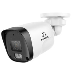 Système de caméras de sécurité PoE 8 canaux 3MP avec NVR 6MP, vision nocturne couleur F1.0, 2 caméras 2K, détection IA des personnes et des véhicules, compression S+265