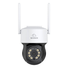 Système de caméras de surveillance CCTV PT sans fil 3MP à 16 canaux avec NVR 8MP, 8 caméras IP Wi-Fi 3MP motorisées, enregistrement audio, détection humaine par IA, compatible Alexa