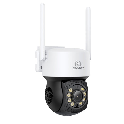 Kit Vidéosurveillance WiFi 5MP 16 Canaux, NVR 8MP, Caméras PT, Détection IA, Audio, Vision Nocturne, Compatible Alexa (6 PT + 2 Double Objectif 4MP)
