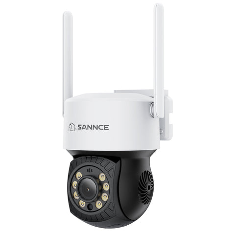 Système de caméras de surveillance CCTV PT sans fil 3MP à 16 canaux avec NVR 8MP, 12 caméras IP Wi-Fi 3MP motorisées, enregistrement audio, détection humaine par IA, compatible Alexa