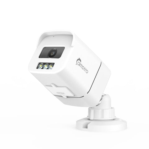 Camstro Caméras IP 8MP, Vision Nocturne en Couleur, Interphone Audio Bidirectionnel, Étanchéité IP67