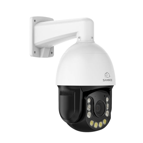4K 8-Channel PoE Security NVR System with 7PCS 8MP 20X PTZ Camera, Auto Tracking, Two-Way Audio, Color Night Vision