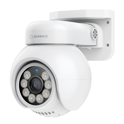 Système de Surveillance NVR PoE 4K à 8 Canaux avec 5 Caméras 8MP, 1 PTZ Zoom Optique 20X + 2 Bullet IP + 2 PT IP, Suivi Automatique, Audio Bidirectionnel, Vision Nocturne