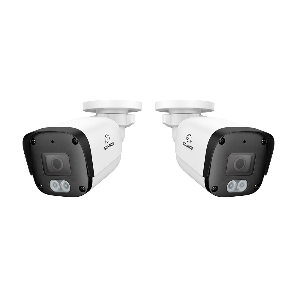 FW800 – Caméra de surveillance PoE 4K additionnelle avec audio, détection par IA, objectif grand angle, vision nocturne couleur à double éclairage et étanchéité IP67