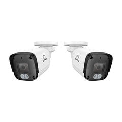 FW800 – Caméra de surveillance PoE 4K additionnelle avec audio, détection par IA, objectif grand angle, vision nocturne couleur à double éclairage et étanchéité IP67