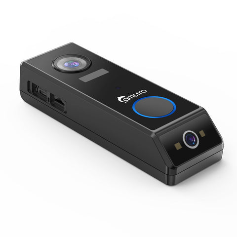 Camstro Sonnette Vidéo 2K + 1080P, Audio Bidirectionnel, Détection Humaine Personnalisée, Vision Jour/Nuit, Batterie Rechargeable 5200mAh, Compatible Carte TF & Stockage Cloud, Fonctionne avec Alexa et Google Assistant