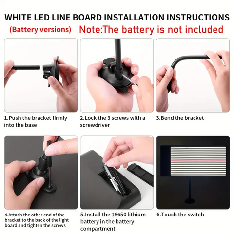 Lampe LED sans fil professionnelle pour la réparation des bosses de voiture