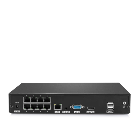 Système de Surveillance NVR PoE 4K à 8 Canaux avec 3 Caméras PTZ 8MP Zoom Optique 20X, Suivi Automatique, Audio Bidirectionnel, Vision Nocturne en Couleur