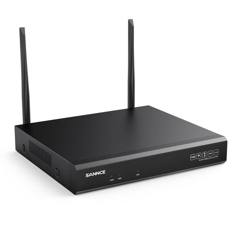 certifié remis à neuf NVR sans fil à 10 canaux, NVR 8MP, enregistrement audio, détection humaine AI, fonctionne avec Alexa