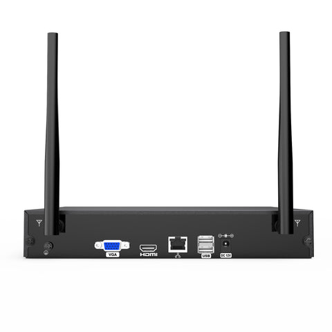 Reconditionné certifié Système de caméra de sécurité sans fil 5MP 8 canaux, NVR 8MP, caméra IP WiFi 5MP, audio bidirectionnel, étanchéité IP66, détection humaine intelligente AI, fonctionne avec Alexa