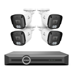 Système de sécurité PoE 3MP 8 canaux, NVR 6MP, S+265, détection de mouvement intelligente, lecture intelligente, notification intelligente avec image jointe