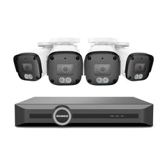 EH500 - Système de sécurité PoE 5MP à 8 canaux, NVR 6MP, S+265, Détection d'humains et de véhicules, Lecture intelligente, Notification intelligente avec image jointe