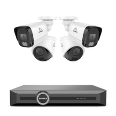 Système de sécurité PoE 5MP à 8 canaux, NVR 6MP, S+265, Détection d'humains et de véhicules, Lecture intelligente, Notification intelligente avec image jointe