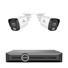 Système de sécurité PoE 5MP à 8 canaux, NVR 6MP, S+265, Détection d'humains et de véhicules, Lecture intelligente, Notification intelligente avec image jointe