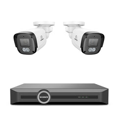 Système de sécurité PoE 5 MP 8 canaux, NVR 6 MP, S+265, détection de personnes et de véhicules, lecture intelligente, notification intelligente avec image jointe