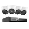 Système de sécurité PoE 5MP à 8 canaux, NVR 6MP, S+265, Détection d'humains et de véhicules, Lecture intelligente, Notification intelligente avec image jointe