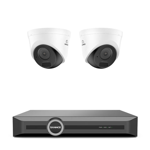 Système de sécurité PoE 3MP 8 canaux, NVR 6MP, S+265, détection de mouvement intelligente, lecture intelligente, notification intelligente avec image jointe