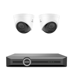 Système de sécurité PoE 5MP à 8 canaux, NVR 6MP, S+265, Détection d'humains et de véhicules, Lecture intelligente, Notification intelligente avec image jointe