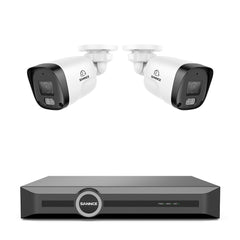 Système de sécurité PoE 3MP 8 canaux, NVR 6MP, S+265, détection de mouvement intelligente, lecture intelligente, notification intelligente avec image jointe