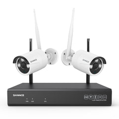 Système de caméra de sécurité sans fil 3MP 16 canaux, NVR 8MP, caméra IP WiFi 3MP, audio bidirectionnel, étanchéité IP66, détection humaine intelligente AI, fonctionne avec Alexa
