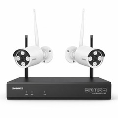 Système de caméra de sécurité sans fil 4K 8 canaux, NVR 8MP, caméra IP WiFi 8MP, audio bidirectionnel, étanchéité IP66, détection humaine intelligente AI, fonctionne avec Alexa