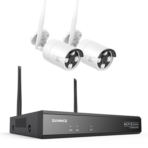 Système de caméra de sécurité sans fil 4K 8 canaux, NVR 8MP, caméra IP WiFi 8MP, audio bidirectionnel, étanchéité IP66, détection humaine intelligente AI, fonctionne avec Alexa
