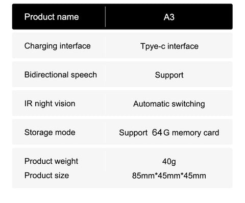 Caméra intérieure carrée 1080P WiFi, sécurité maison, moniteur pour animaux/bébés, vision nocturne, détection IA, stockage carte SD