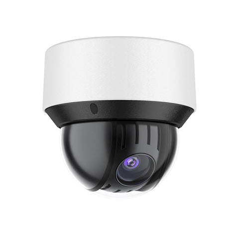 4MP 25X Zoom Optique Extérieur PoE PTZ Caméra Dôme Haute Vitesse, IK10 Résistant au Vandalisme, Objectif 4.8-12 mm, Vision de Nuit Couleur 164 ft, Analyse Intelligente du Comportement, Détection AI