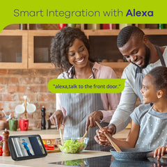 Kit caméra de surveillance sans fil avec enregistrement audio, 5MP 10CH NVR sans fil + 4x3MP 2K caméra de surveillance extérieure sans fil AI Human Detection IP66 étanche supporte Amazon Alexa