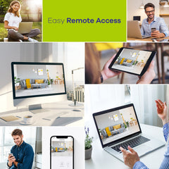 Kit caméra de surveillance sans fil avec enregistrement audio, 5MP 10CH NVR sans fil + 4x3MP 2K caméra de surveillance extérieure sans fil AI Human Detection IP66 étanche supporte Amazon Alexa