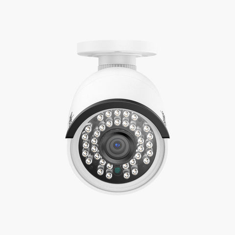 Caméra IP de sécurité extérieure PoE Super HD 5MP avec enregistrement audio pour SANNCE NVR N98PBD/N96PBK (lot de 2)