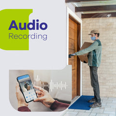 Système de Sécurité Domestique Professionnel - Enregistrement Audio, 4K 8 Canaux NVR PoE Filaire,6 Caméras Bullet CCTV IP 3MP