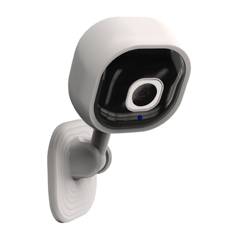 Caméra intérieure carrée 1080P WiFi, sécurité maison, moniteur pour animaux/bébés, vision nocturne, détection IA, stockage carte SD