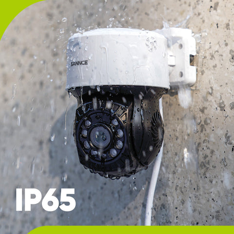 5MP 8 canaux Pt système de caméra de sécurité - hybride 5 - en - 1 DVR, caméra CCTV PTZ, vision nocturne de 100 pieds, détection de mouvement, extérieur, étanche