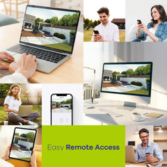 8 Canaux 5MP Hybride 5-en-1 CCTV Enregistreur Vidéo Numérique, DVR de Sécurité Filaire, Alertes de Mouvement, Prise en Charge des Caméras IP & Analogiques